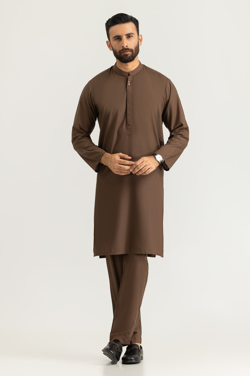 Regular Fit Embroidered Suits