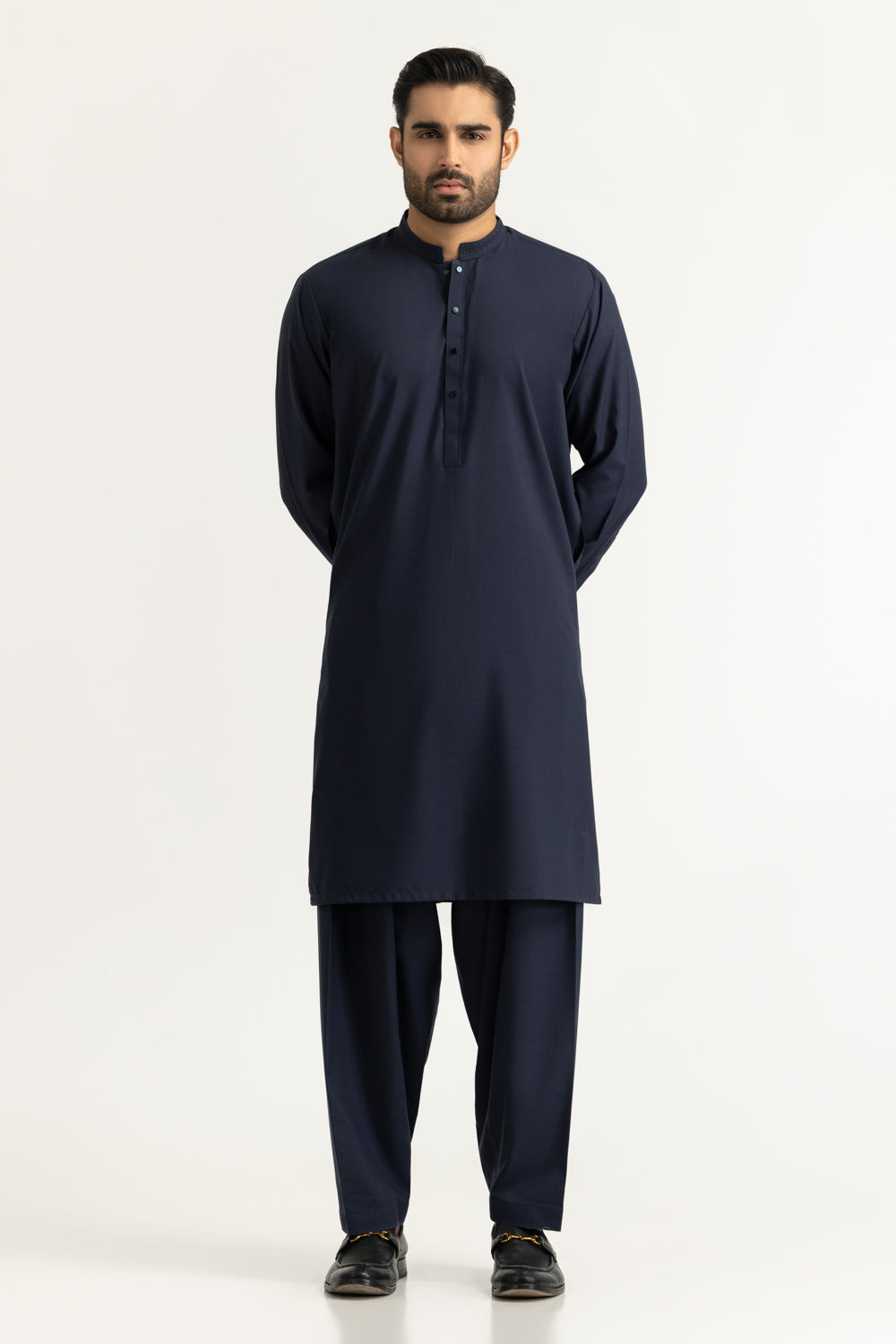 Regular Fit Embroidered Suits