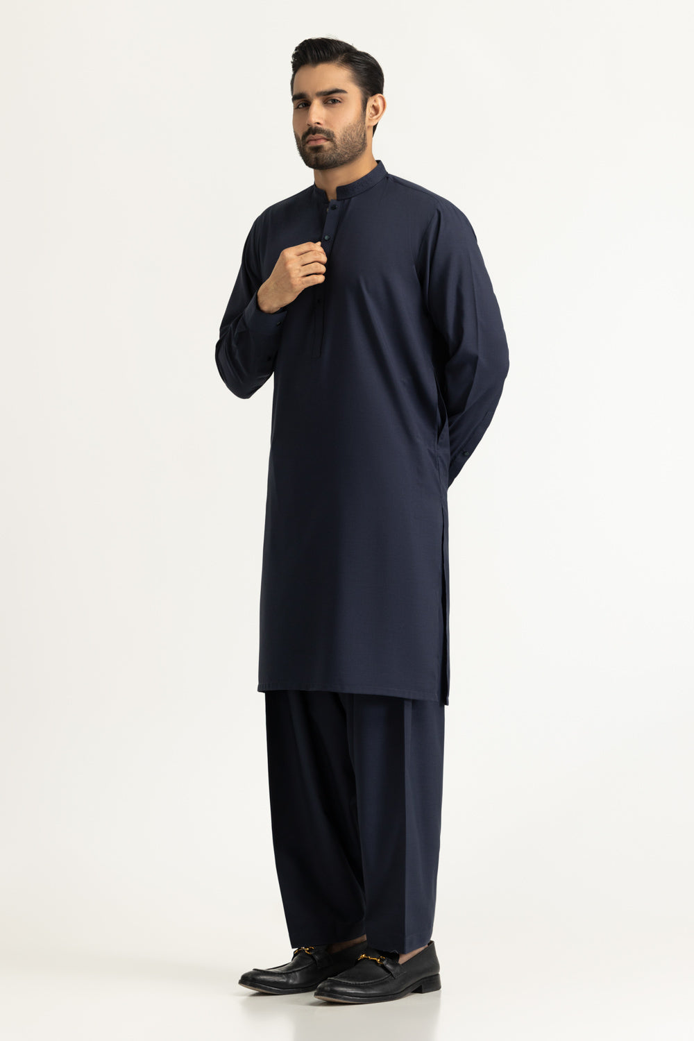 Regular Fit Embroidered Suits