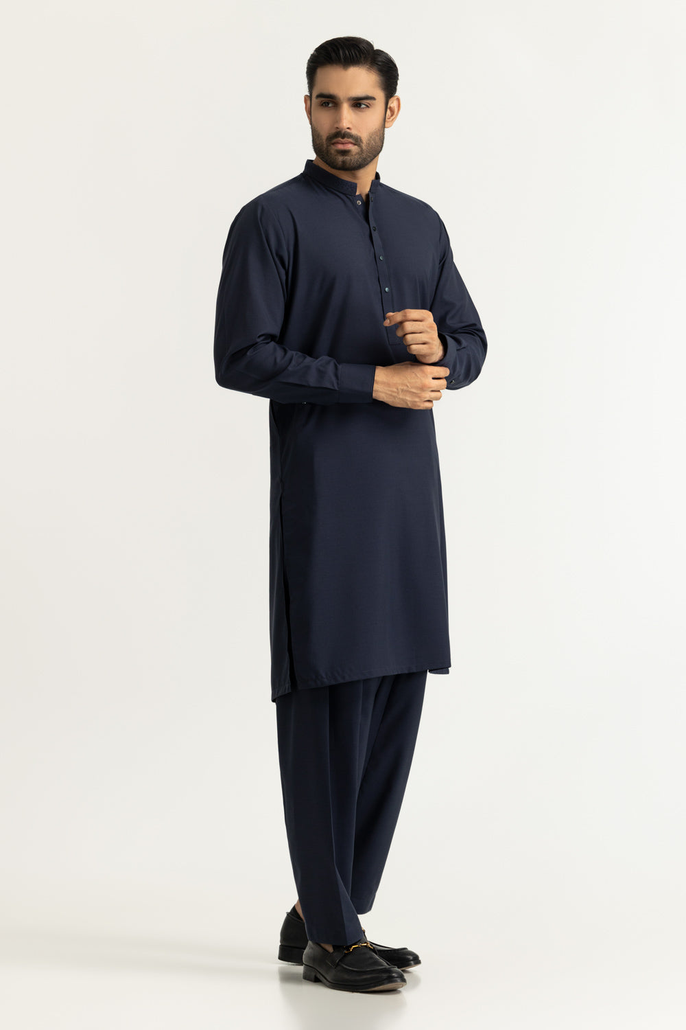 Regular Fit Embroidered Suits