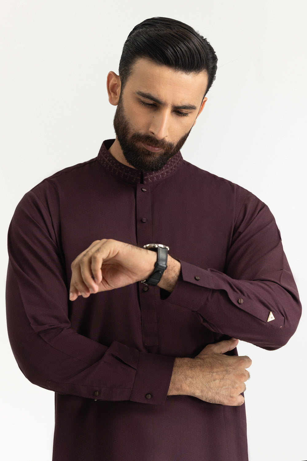 Regular Fit Embroidered Suits