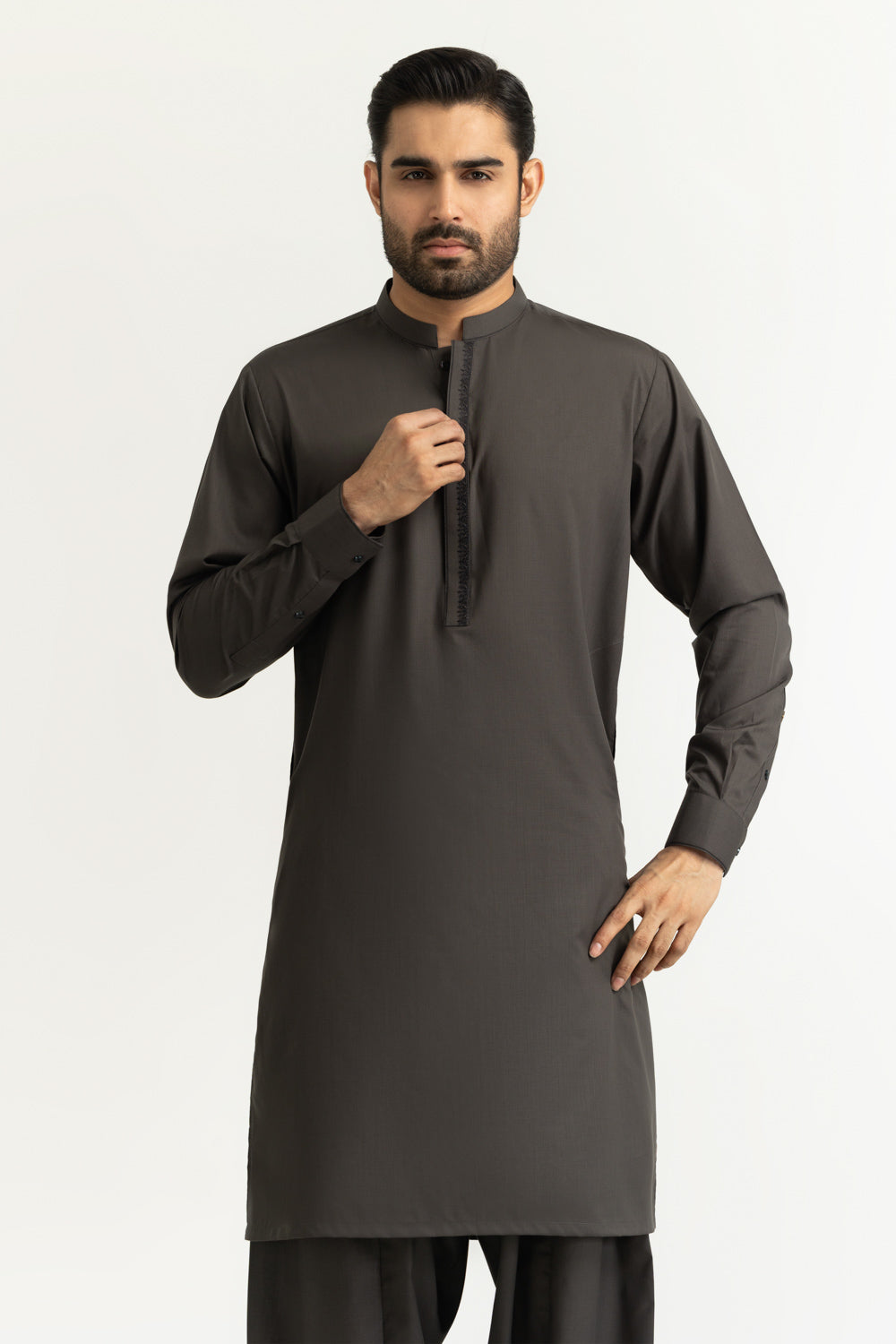 Regular Fit Embroidered Suits
