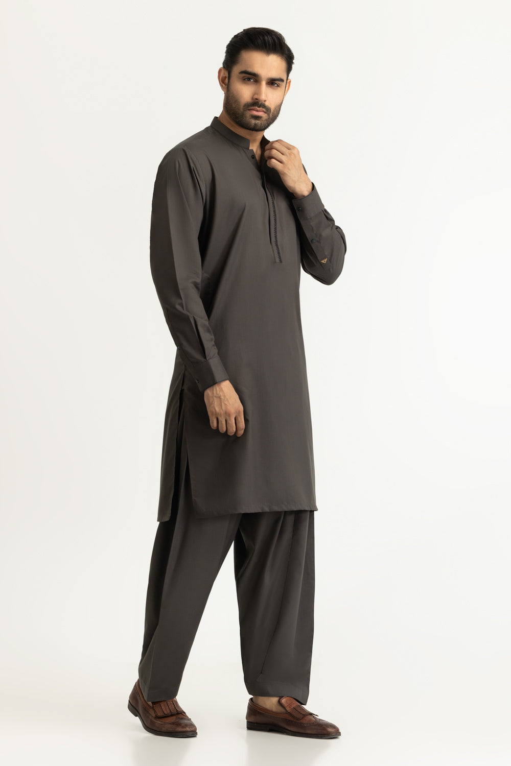 Regular Fit Embroidered Suits