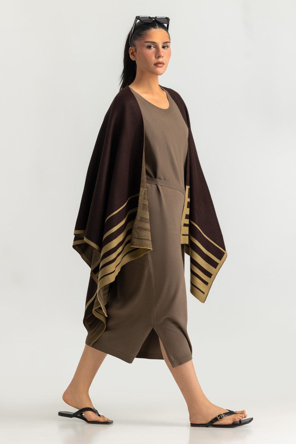 Regular Fit Cape Shawl