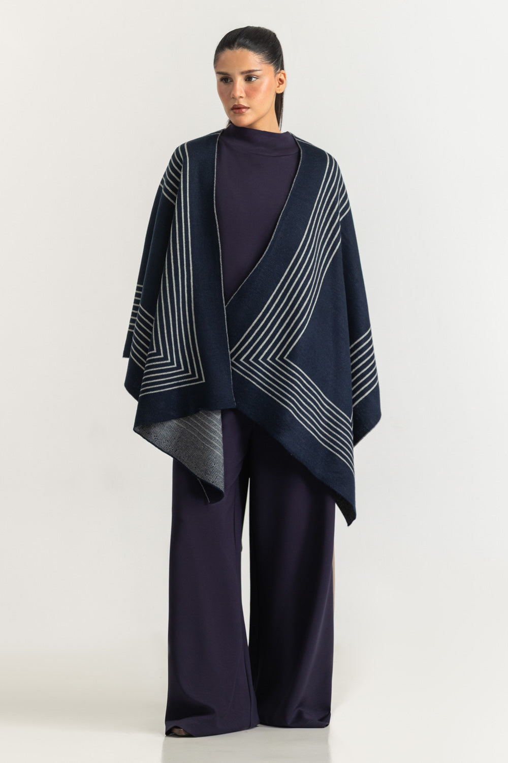 Regular Fit Cape Shawl