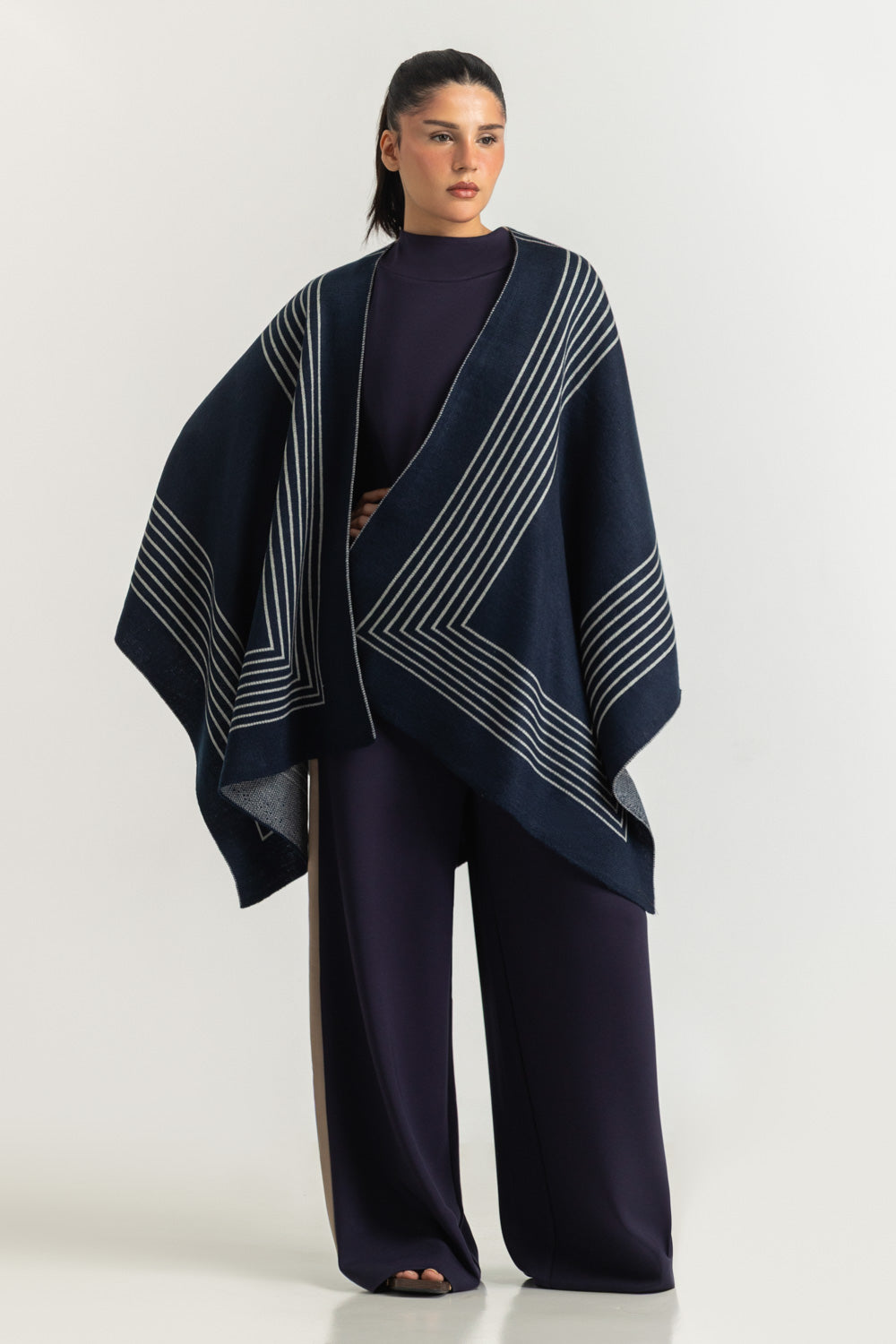 Regular Fit Cape Shawl