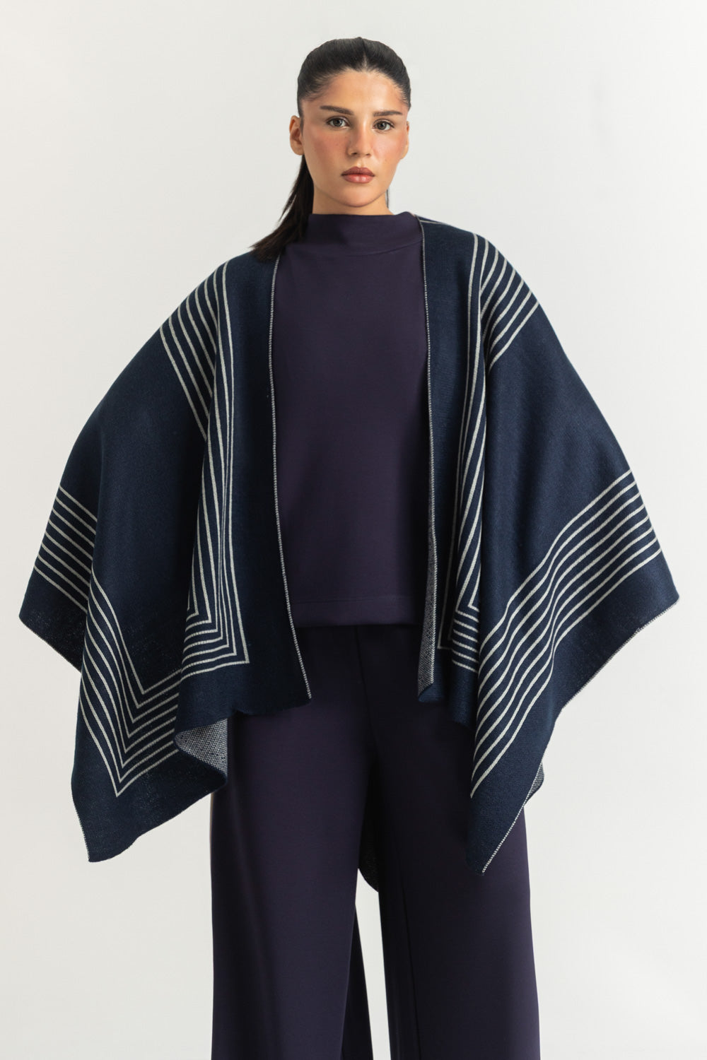 Regular Fit Cape Shawl