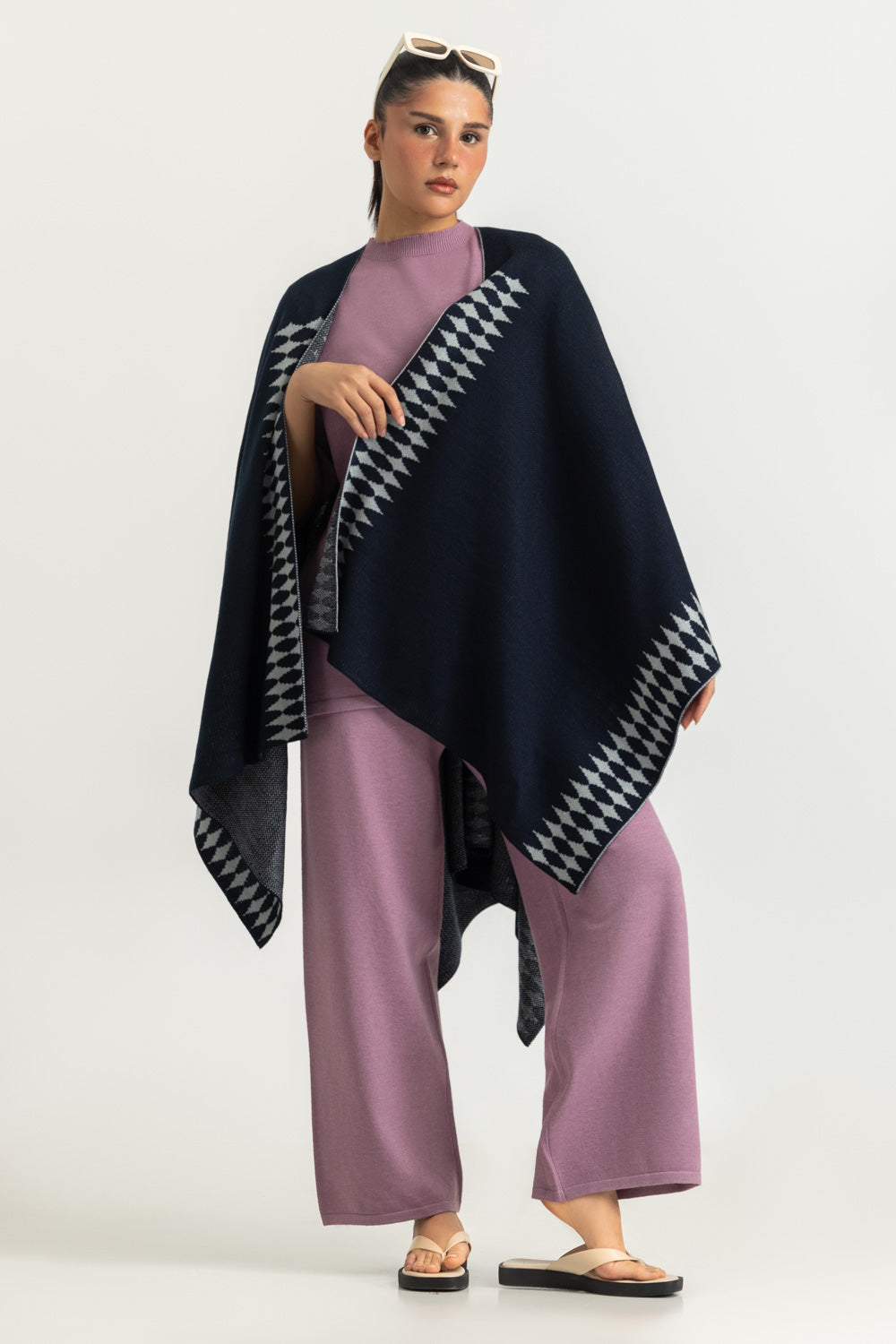 Regular Fit Cape Shawl