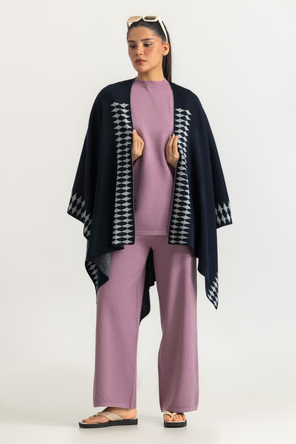 Regular Fit Cape Shawl