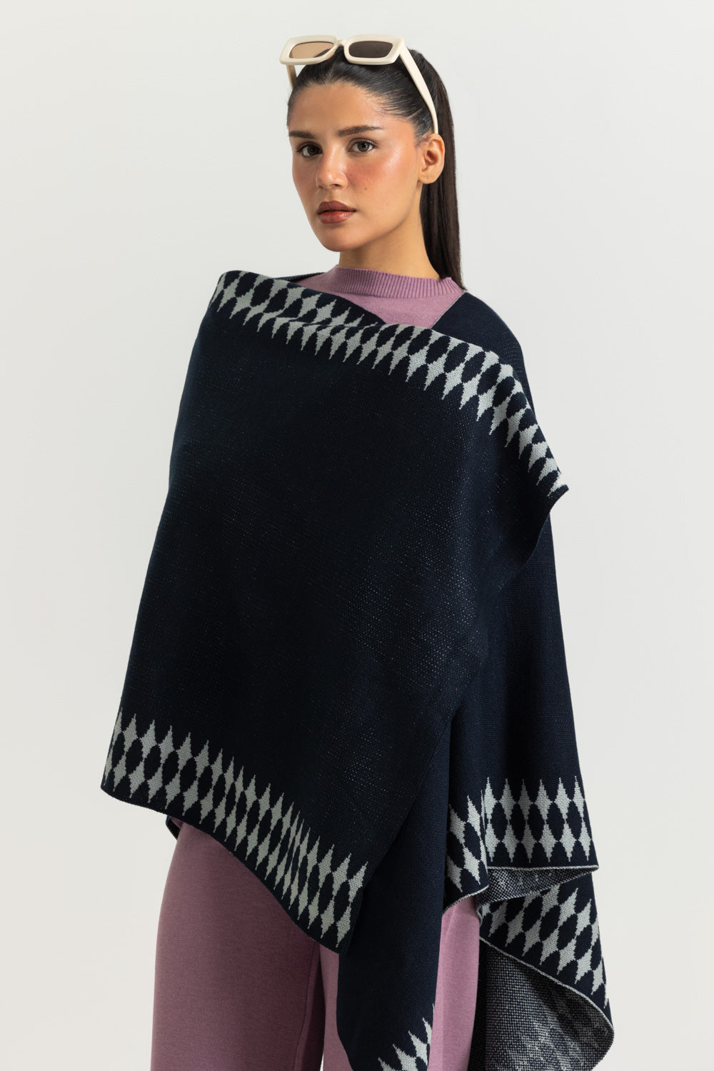 Regular Fit Cape Shawl