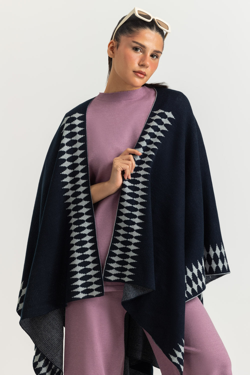 Regular Fit Cape Shawl