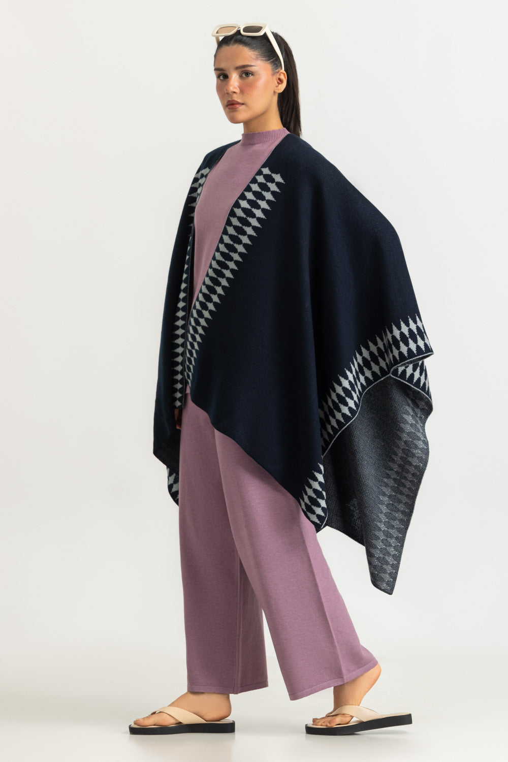 Regular Fit Cape Shawl