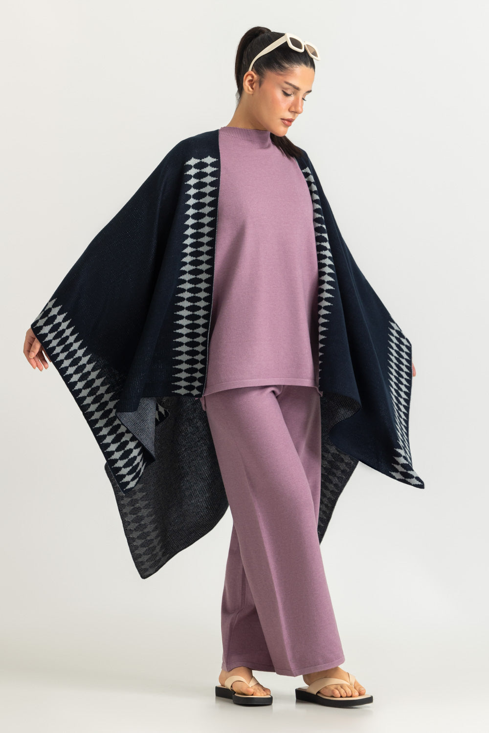 Regular Fit Cape Shawl