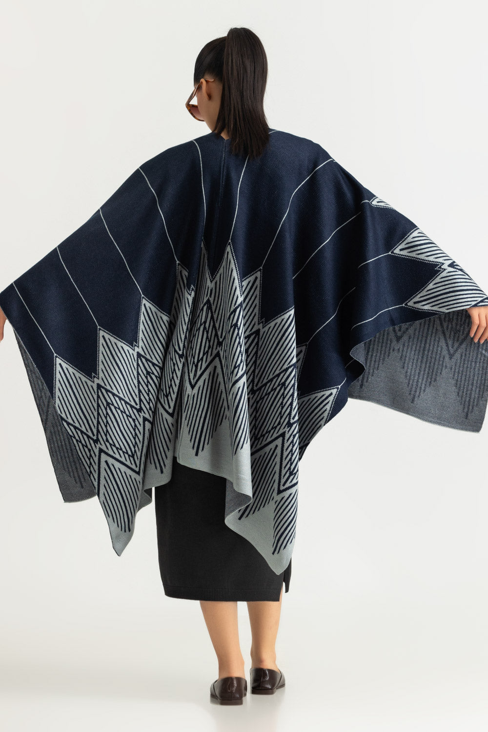 Regular Fit Cape Shawl