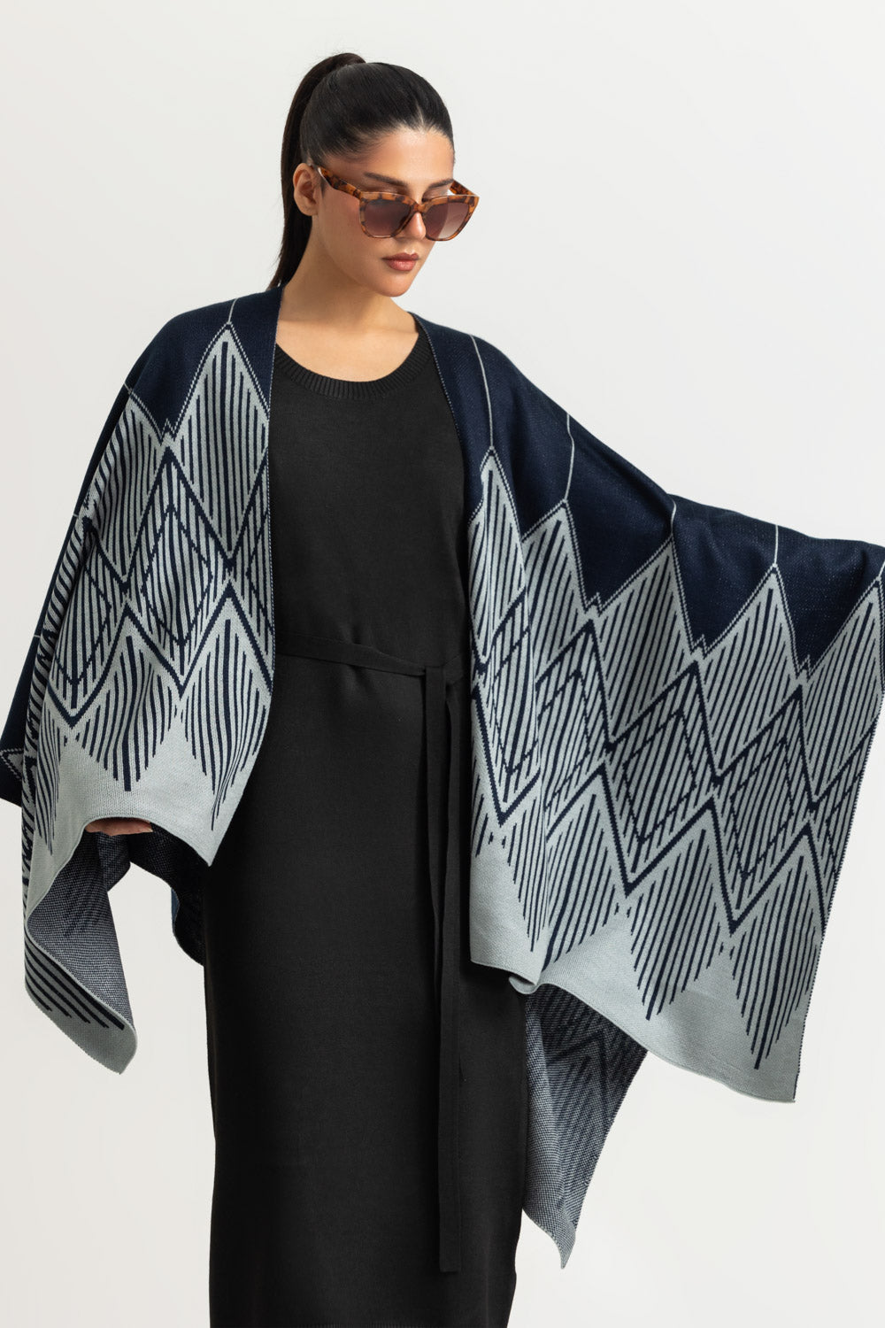 Regular Fit Cape Shawl