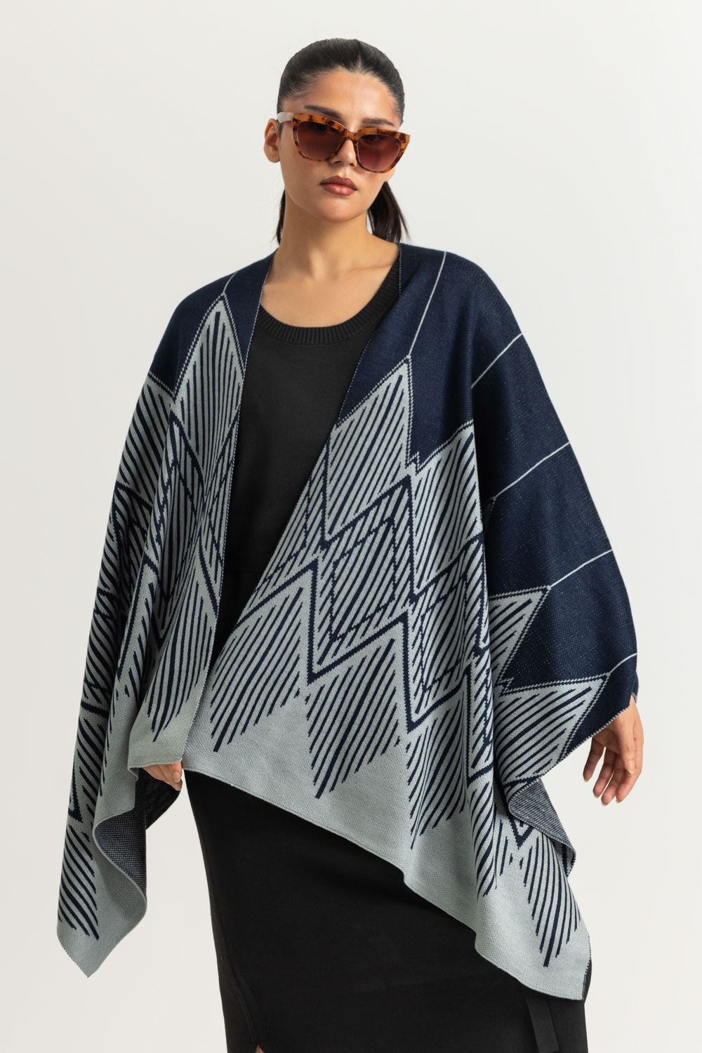 Regular Fit Cape Shawl
