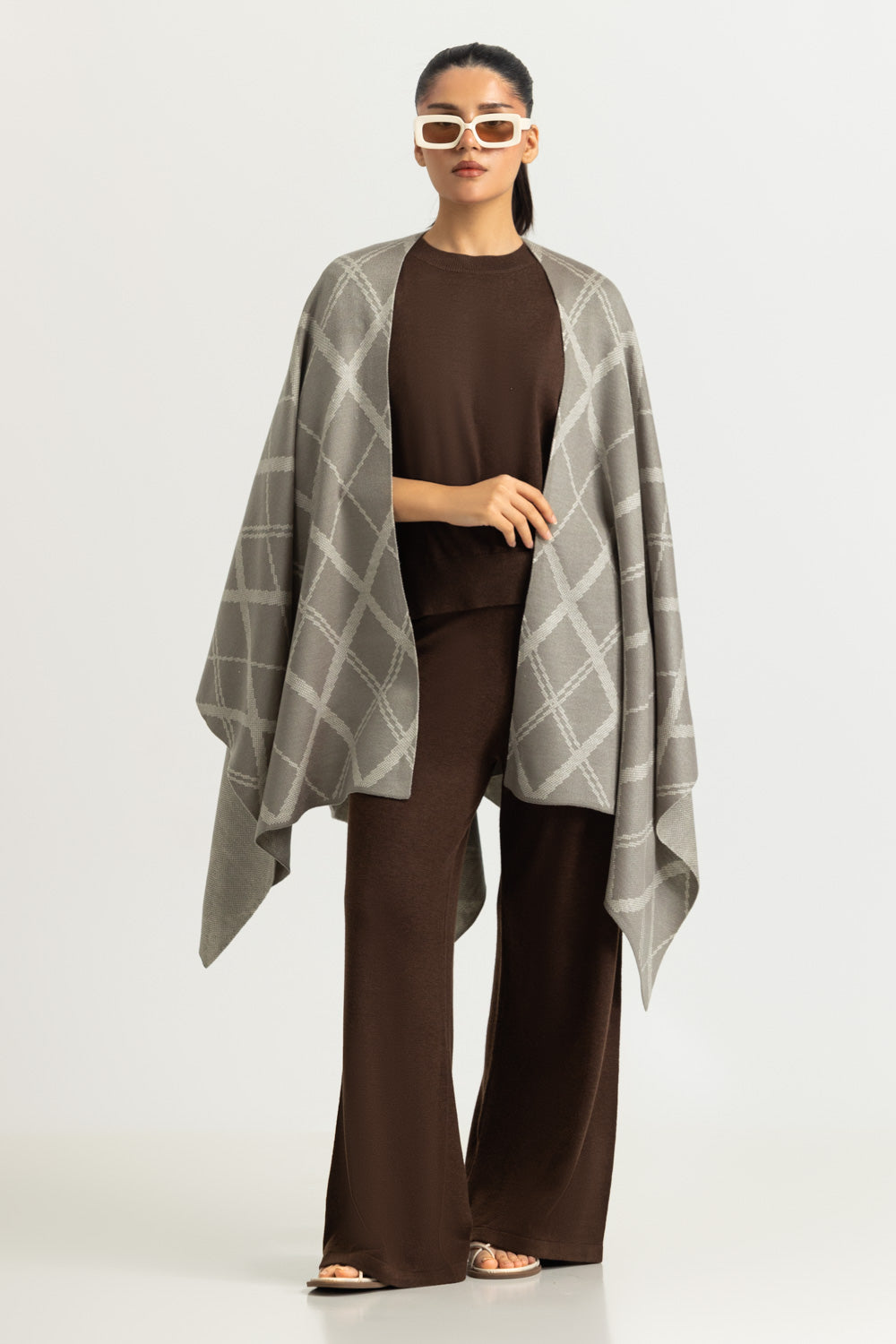 Regular Fit Cape Shawl