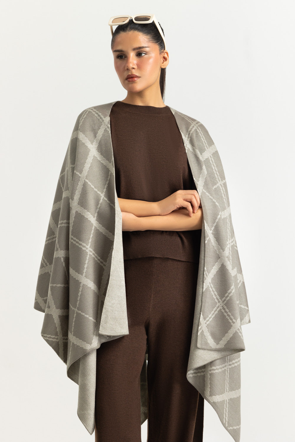 Regular Fit Cape Shawl