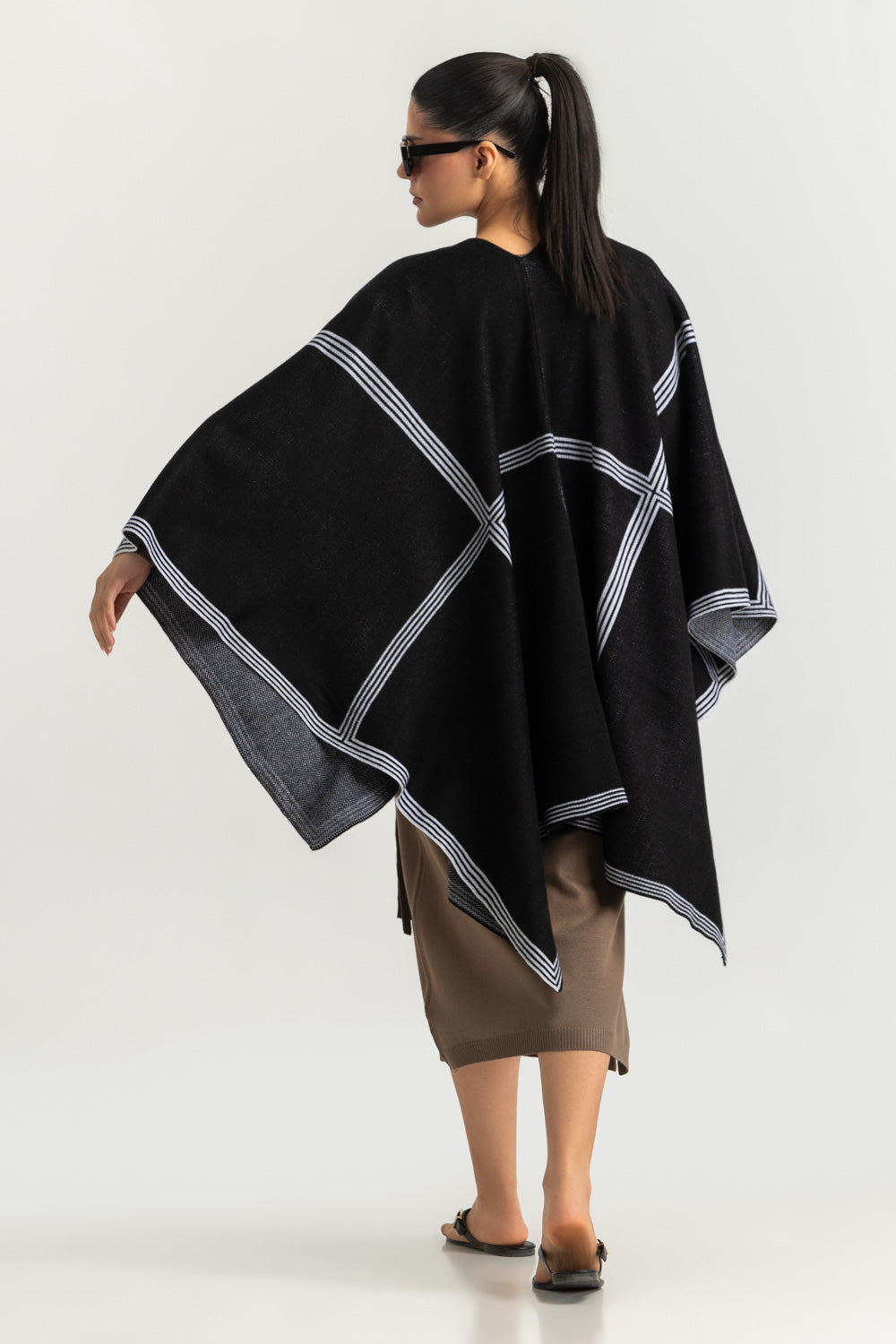 Regular Fit Cape Shawl