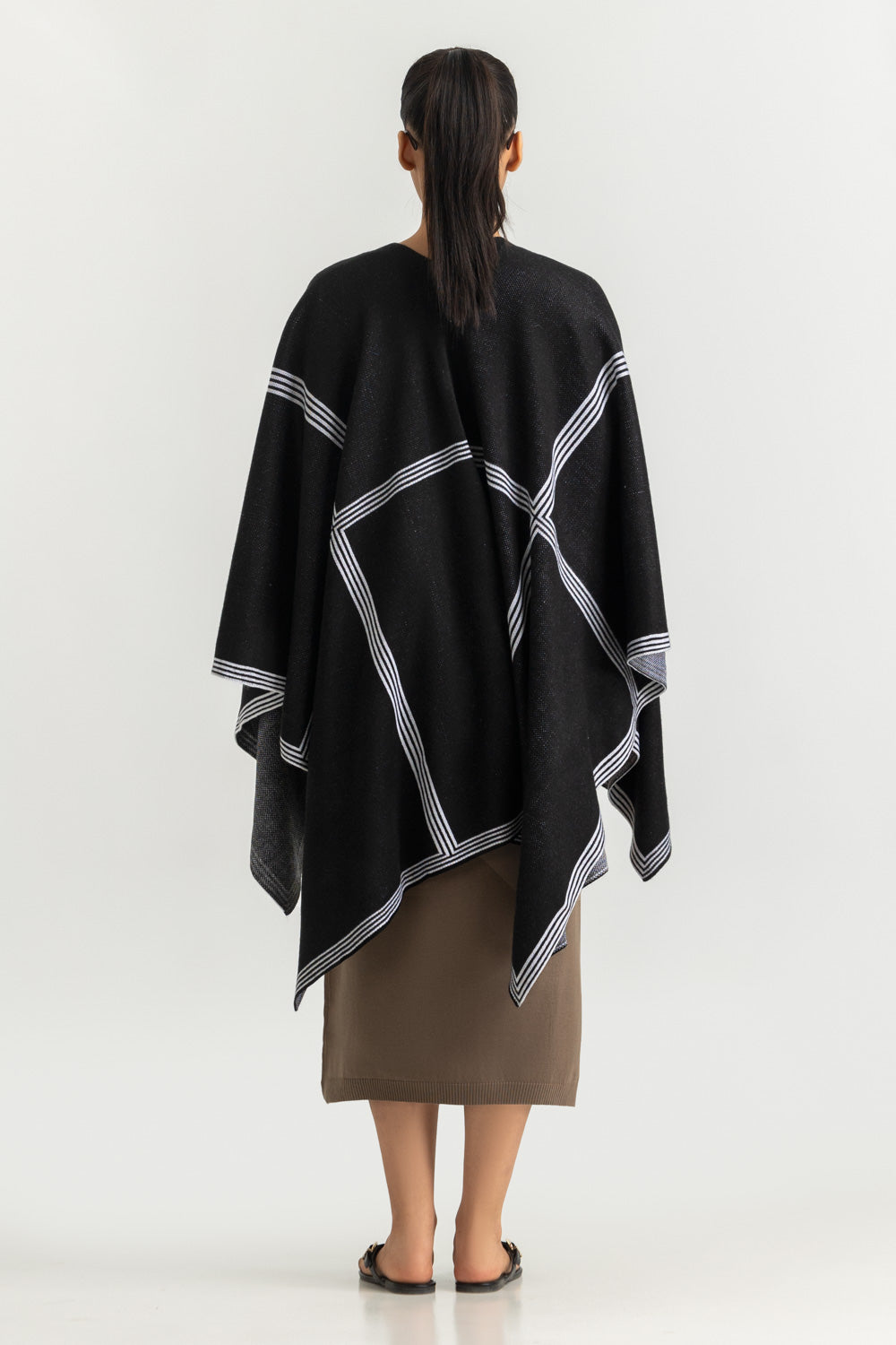 Regular Fit Cape Shawl