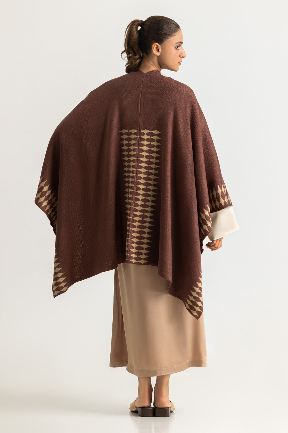Regular Fit Cape Shawl