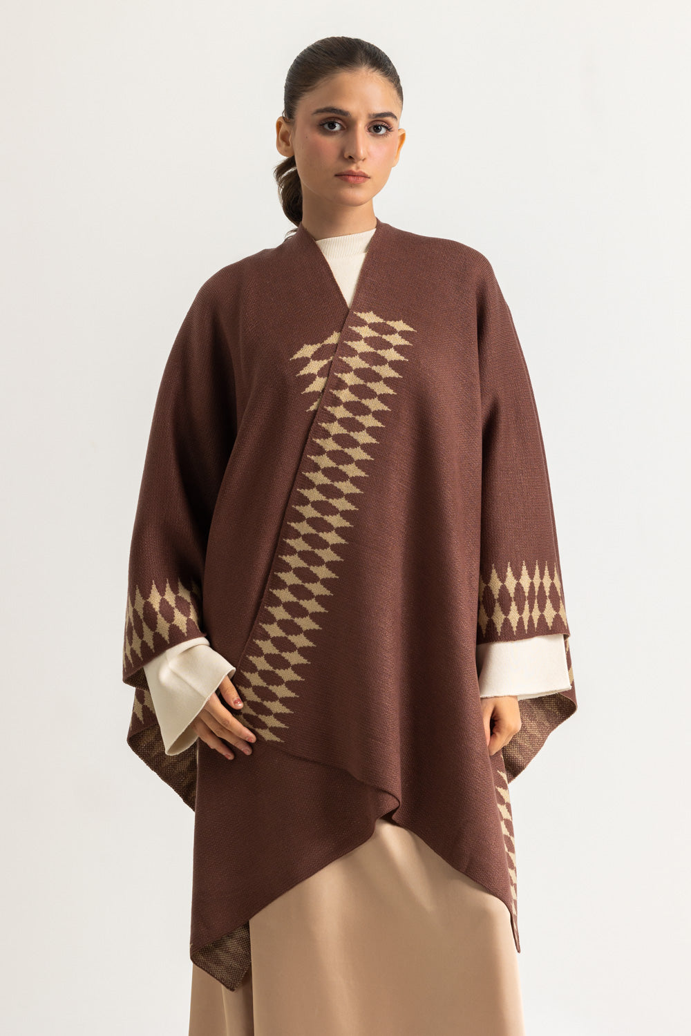 Regular Fit Cape Shawl