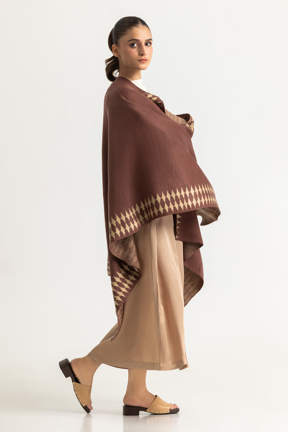Regular Fit Cape Shawl
