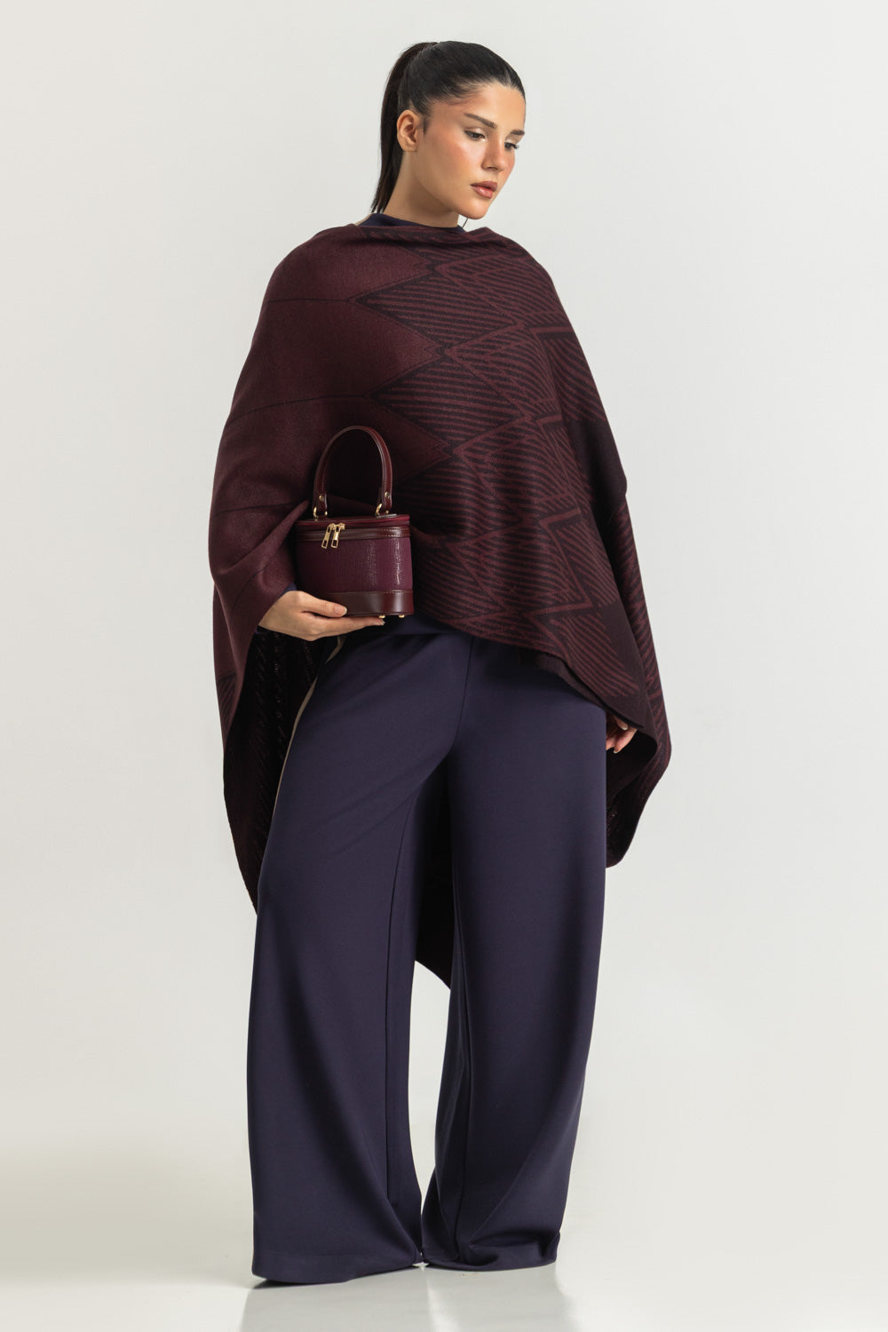 Regular Fit Cape Shawl