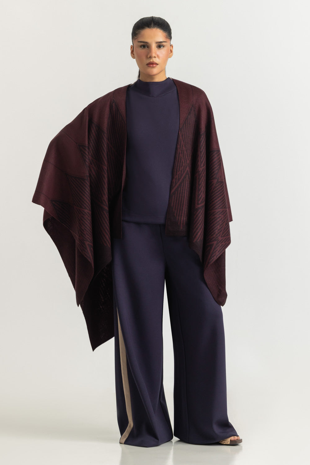 Regular Fit Cape Shawl