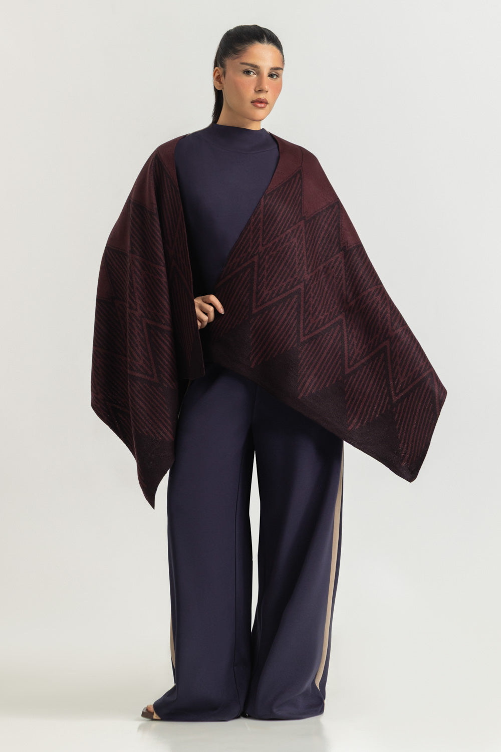 Regular Fit Cape Shawl