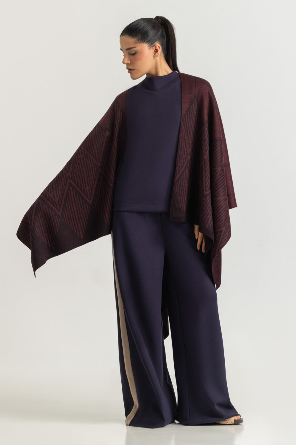 Regular Fit Cape Shawl