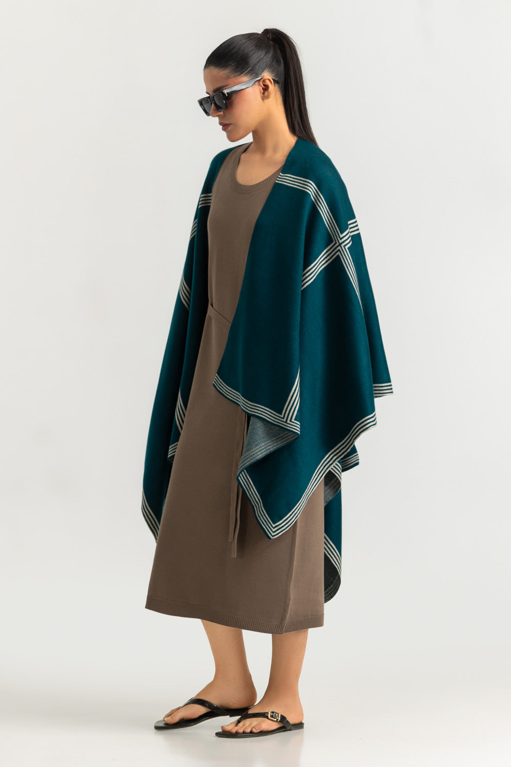 Regular Fit Cape Shawl