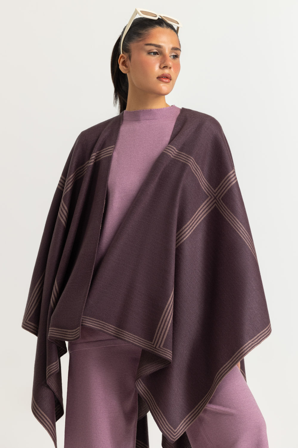 Regular Fit Cape Shawl