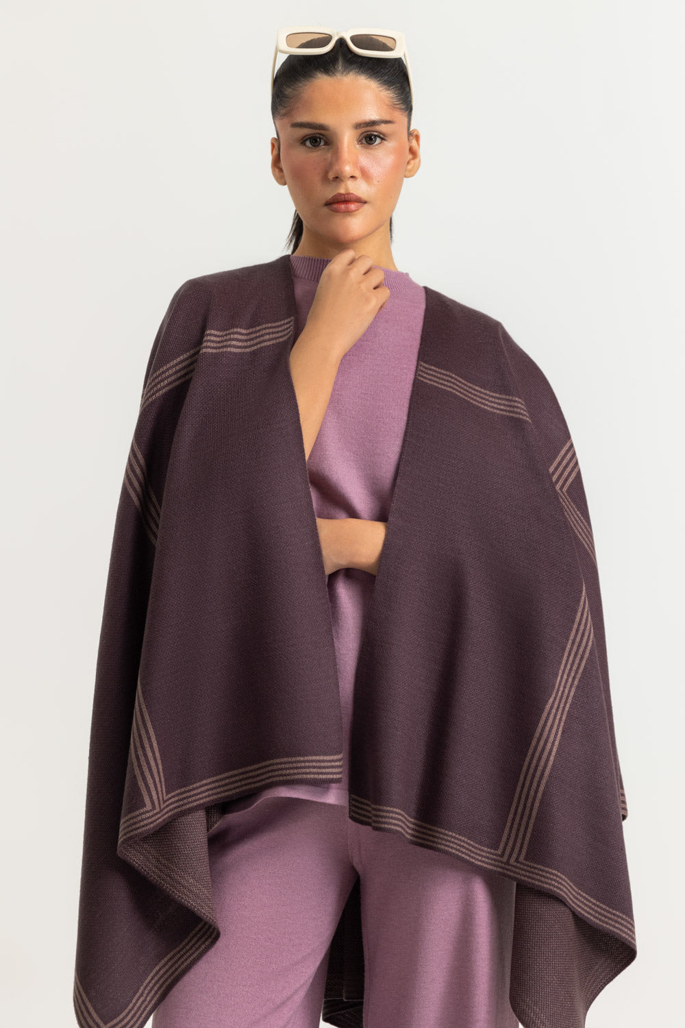 Regular Fit Cape Shawl