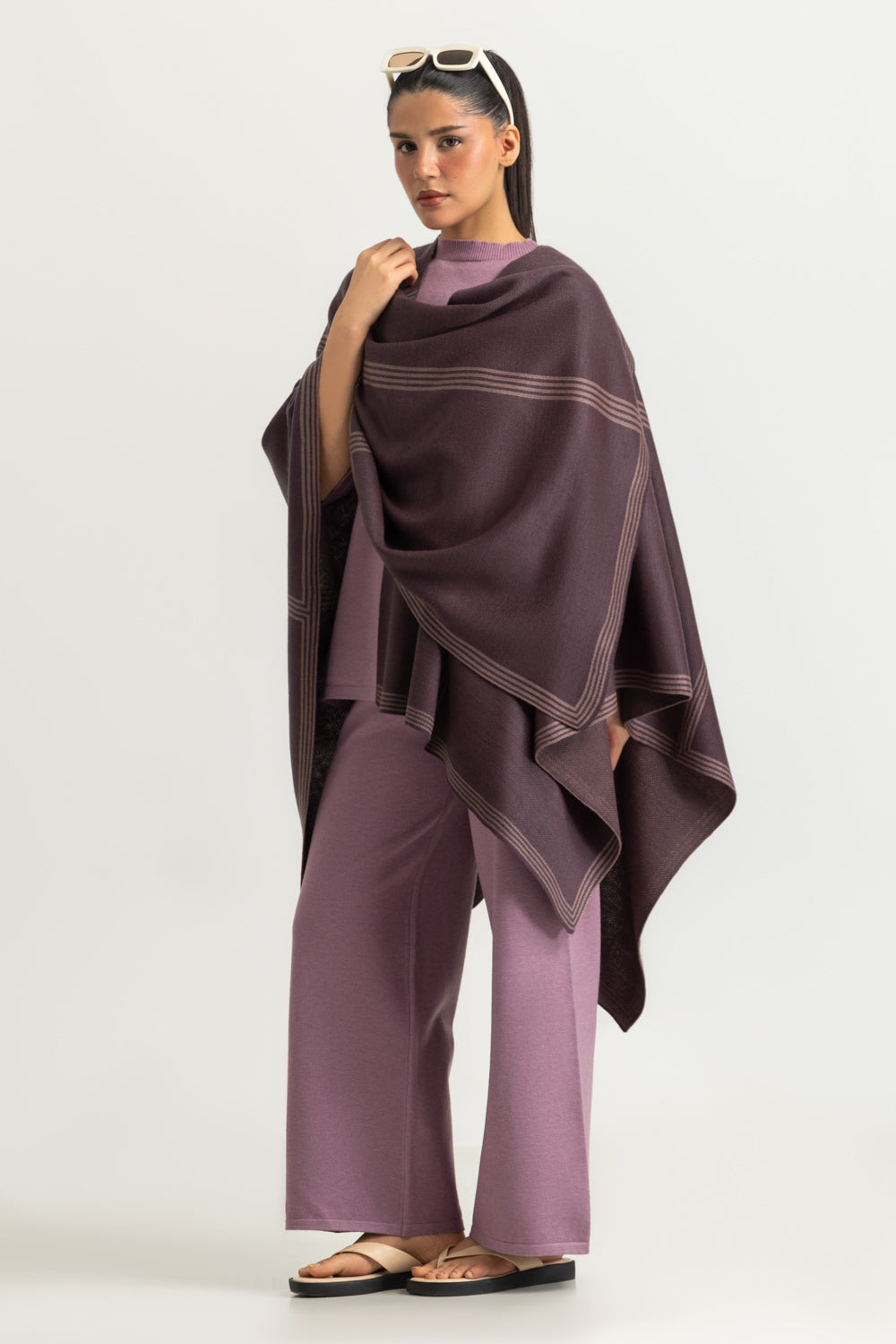 Regular Fit Cape Shawl