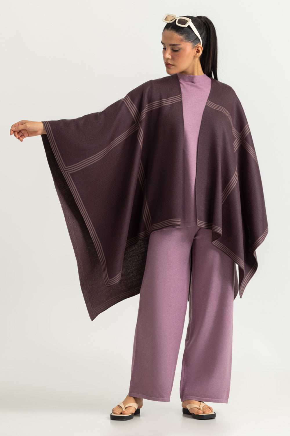 Regular Fit Cape Shawl