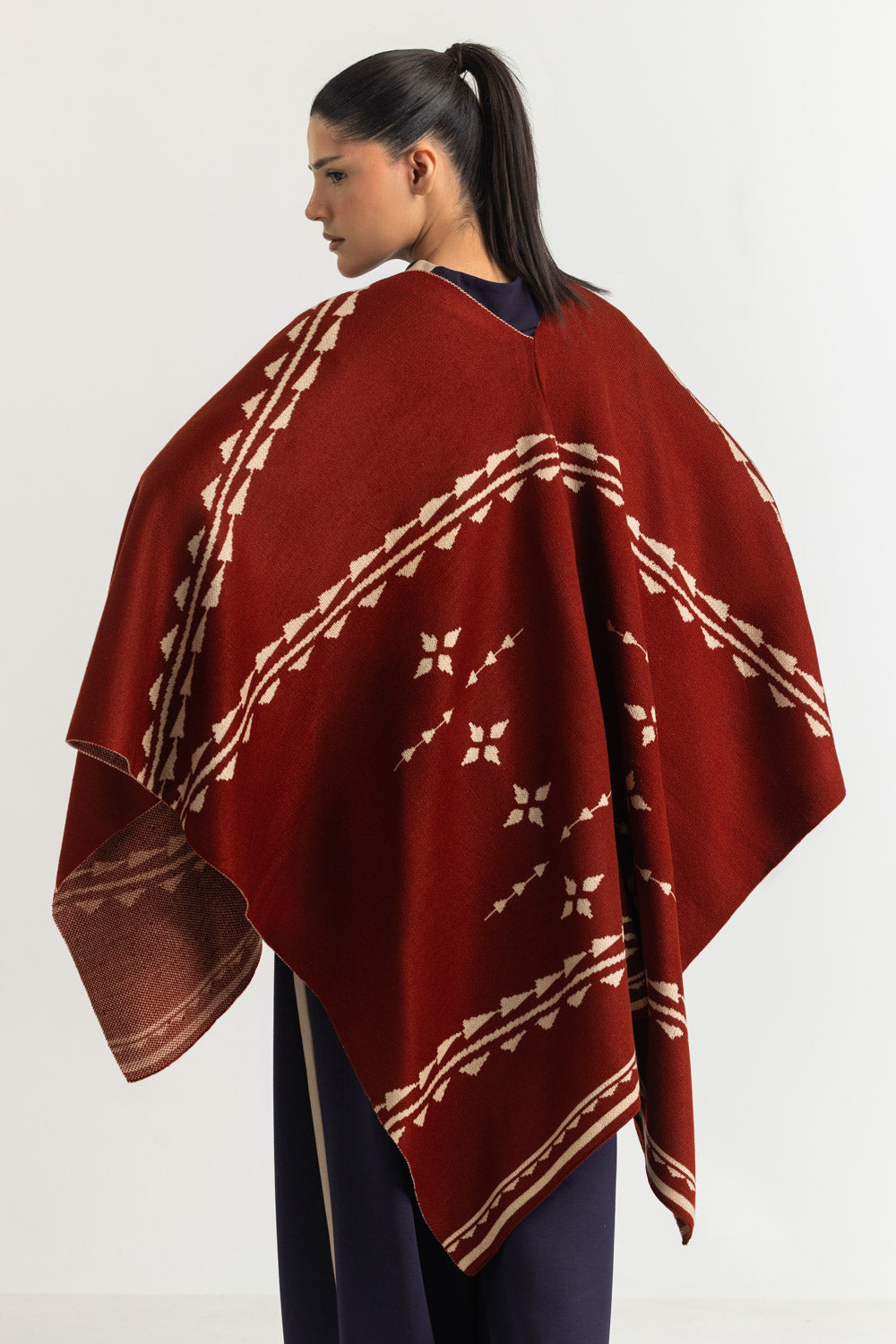 Regular Fit Cape Shawl
