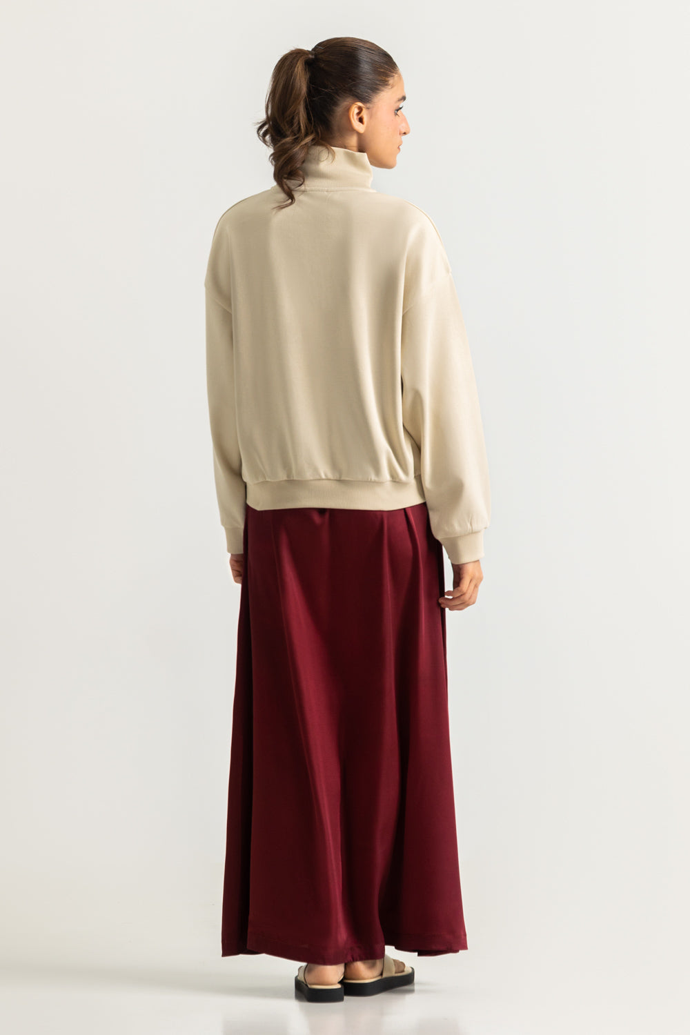 Regular Fit Knitted Zipper
