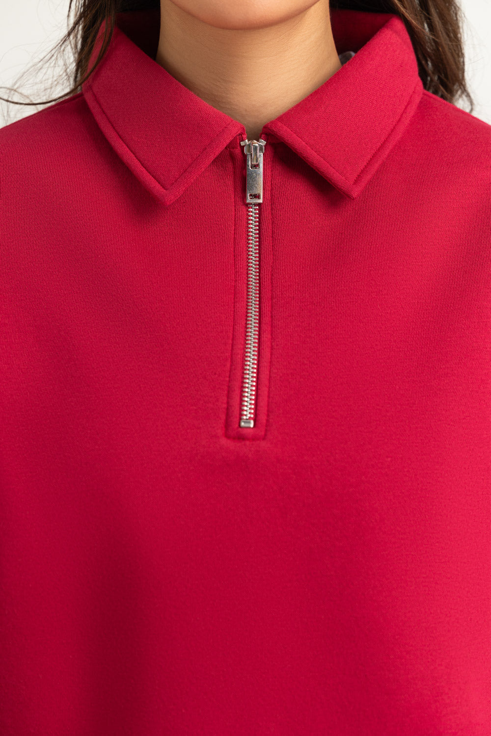 Regular Fit Knitted Zipper