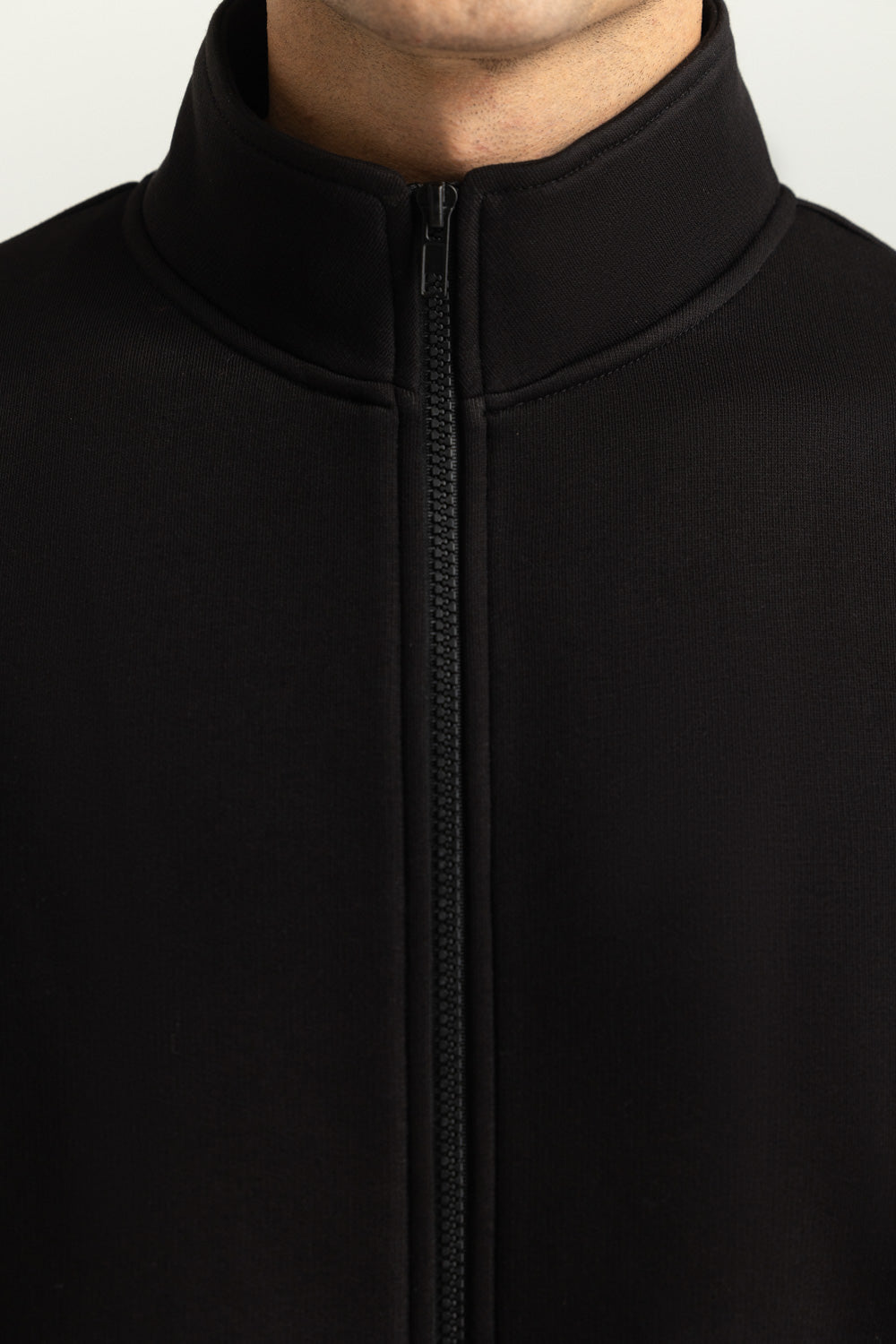 Regular Fit Knitted Zipper