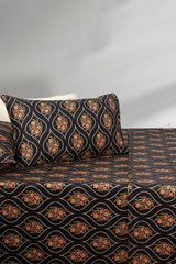 Rose Ogee T-200 Bed Sheet Set