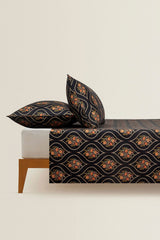 Rose Ogee T-200 Bed Sheet Set