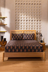 Rose Ogee T-200 Bed Sheet Set