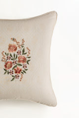 Rose Ogee T-200 Square Cushion Cover