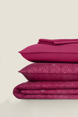 Rose Jacquard Comforter Set