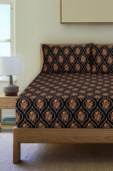 Rose Ogee T-200 Fitted Sheet