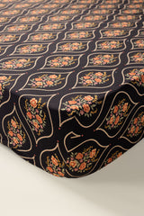 Rose Ogee T-200 Fitted Sheet