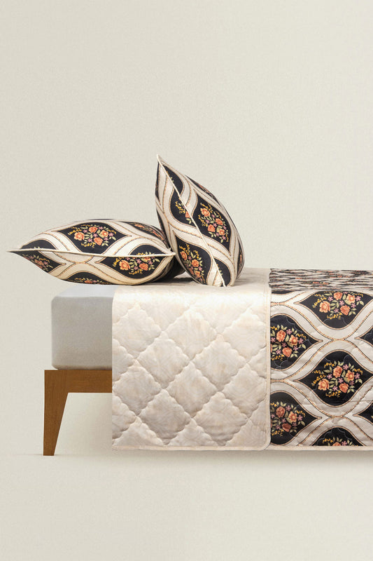 Rose Ogee T-200 Bed Throw