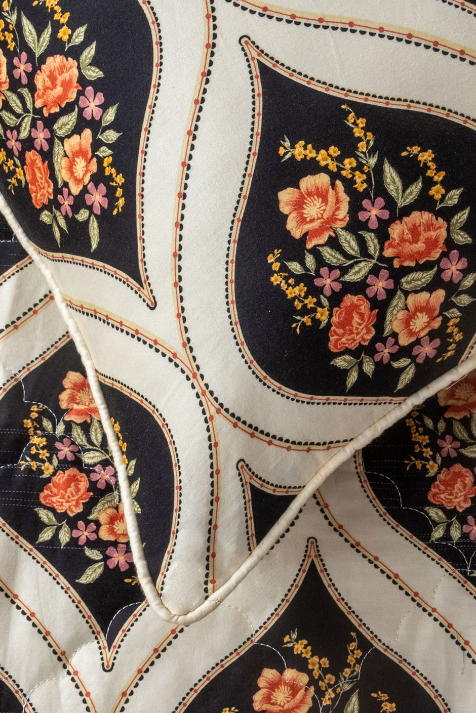 Rose Ogee T-200 Bed Throw