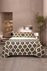 Rose Ogee T-200 Bed Throw